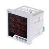 Freeshipping Embedded Multi-purpose Power Meter LED Digital 3 Phase voltmeter ammeter AC Voltage Current Power Factor Frequency Measurement