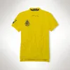 Nuovo arrivo 2018 Marca Uomo Moda Breve POLO Ricamo Corona ornamento Casual Camisetas Masculinas Plus Size S-2XL