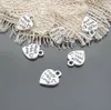 300 stks / partij zinklegering antiek verzilverd gemaakt met liefde hart charms hangers sieraden bevindingen voor ketting braclets 12x10mm