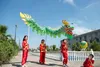 장난 꾸러기 어린 이용 재미있는 어린이 크기 실크 프린트 원단 CHINESE 키드 DRAGON DANCE 민속 축제 축하 의상 파티 의상