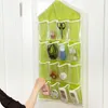 Storage Bags Wholesale- 16 Pockets Clear Over Door Hanging Bag Shoe Rack Hanger Tidy Organizer Fashion Home 1