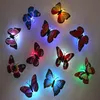 Dekoracja kreatywny losowy kolor kolorowy LUMINY LED Butterfly Nocne światło świecący Dragonfly dziecięcy pokój pokój ścienna lampa ścienna 3236297