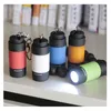 USB-uppladdningsbar mini LED-facklampa MINI LED ficklampa Laddare Lampa Keychain Lights Liten Storleks ficklampa