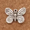 Monarch Butterfly Spacer Charm Beads 110pcs/lot Hot 17.7x14mm Antique Silver Pendants Jewelry DIY L1120