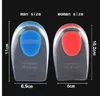 1Pair=2pcs Comfort Heel Pain Insoles Relieve Foot Pain Silicon Gel Heels Cup Cushion Protectors Spur Support Shoe Pad Feet Care Inserts