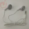 Bedrijf cadeau mini draagbaar in-ear oortelefoon mp3 speler oortelefoon goedkoop voor muziekspeler tablet mobiele telefoon met OPP-tas 500ps/lot