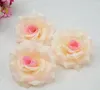 200 st rose 10 cm 20Colors Artificial Tyg Silk Rose Flower Head Diy Decor Vine Wedding Arch Wall Flower Accessory Free Freight