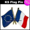 Europeiska unionen tjeckiska rep. Flagg Badge Flag Pin 10st mycket gratis frakt XY0080