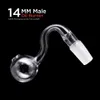 Smoking pipes Hot Sell Colorful Pyrex Glass Oil Burner 10mm 14mm 18mm Female pyrex oil burner pipe Clear Glass Oil Burner pipes banger Nail