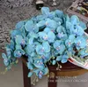 90 cm / 35 "Länge Elegante Künstliche Phalaenopsis Blumen Schmetterling Orchidee Bouquet Für Weihnachten Home Ornament Party Dekorationen lieferungen