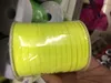 Cordon élastique en lycra jaune fluo, 5mm, 20M, cordon en Nylon cousu, doux et épais, tissu extensible, String274I