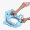 Children kids toilet seat cute cartoon kids baby toilet seat ring Baby Travel Potty Portable Toilet Ring with armrest kid394