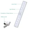 Veilleuse LED Lumières d'urgence Corps humain Lampe à induction Détecteur de mouvement Placard Armoire Lumière Auto Lampe infrarouge Blanc chaud Blanc froid Led