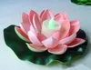 Upscale Artificial LED Floating Lotus Flower Electronic Candle Lights For Xmas Birthday Wedding Party Decorations Supplies