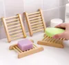 Jabonera de baño a la moda, caja de plato de madera hecha a mano, jaboneras de madera como soporte, accesorios para el hogar