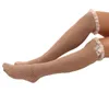 Boute en gros - bassins d'automne bassages en dentelle de dentelle coton cuisse haut bas pour femmes filles sexy creux sur les chaussettes du genou 1