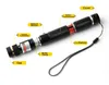 Gratis frakt 532nm kraftfull 301/303 grön / röd laserpekare penna laserljus 18650 batteri detaljhandel gratis frakt