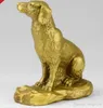 Chine Feng Shui décoré en laiton zodiaque chinois chien chanceux/amulette