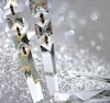 Vestíbulo Lámpara de pared de cristal de lujo Proyecto de hotel LED Lámpara de pared de cristal grande Sala de estar Aplique Villas Penthouse Floor Corridor Lighting LLFA