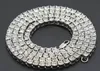 Men's Hip Hop 1 row of alloy necklace full Rhinestones diamond single row necklace