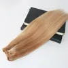 Hela brasilianska Omber Human Hair Weft 613 Blond Höjdpunkter Hårväv SLIK Rak 100 obearbetade Balayage Hair Bunds E4527298