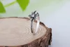 Bütün Avrupa Retro Diamond 925 Gümüş İmza Yüzüğü Fit Pandora Kübik Zirkonya Yıldönümü Mücevherleri Kadınlar Noel GI243A