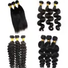 Unprocessed Mink Virgin Brazilian Human Hair Bundles Weaves Wefts Straight Body Wave Deep Curly Extensions