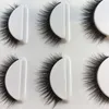 Handmade 3D Estéreo Natural Longo Cílios Falsos Grosso Sujo Macio Curto Eye Lashes 3 par de Fumaça Diária Ferramentas de Maquiagem Cílios Postiços