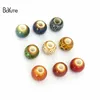 BOYAUTE 100PCS 6mm Perles de céramique à la main en gros Porcelaine de bricolage Beads Bijoux Fabrication en 6 couleurs Perles de forme ronde