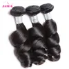 Onda solta indiana ondulado cabelo virgem tecer pacotes não transformados indianos solto cabelo encaracolado barato remy extensões de cabelo humano 3 pcs lote cor natural