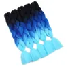 3 Tone Ombre Crochet Vlechten Haar Kanekalon Jumbo Vlechten Mode Synthetisch Haarverlenging Synthetisch Vlechten Haar Meer Kleuren