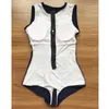 Women's Swimwear Wholesale- Sexy High Quality Two Zipper Japanese Sukumizu School Swimsuit One Pieces Slimming Women Bathing Suit With Pad1