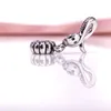 Authentic 925 Sterling Silver Chinese Snake Dangle charm Fit DIY Pandora Bracelet And Necklace 791100