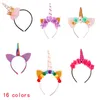 Baby Fashion Unicorn Tiaras f￶r festivalfest Lovely Cat Ears Girls Hair Sticks Bow Kids pannband Pretty Princess Hair Accessories
