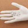 Borboleta Chiricahua Branco Neophasia Charme Beads 22.5x16.5mm Tibetano Prata Pingentes de Jóias DIY L1127