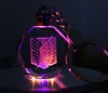 Fashion Party Hoose Индивидуальные лазерные гравировальные логотипы Crystal Keychains Octagonal в форме светодиодный ключ цепь для свадьбы рождественские подарки на день рождения