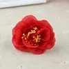 Nieuwe 4,5 cm Artificial Rose Silk Flower Heads Decoration for Wedding Party Banket Decoratieve bloemen Hjia1069