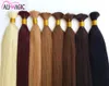 Cheap 2019 New Human Hair For Braiding Bulk Hair Factory Unprocesseds Hair Straight 20 22 24inch 100g/Lot Wholesale Ali Magic Wholesale