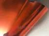 Orange Satin Chrome Matt Vinyl Car Wrap Film With Air Bubble Free For Luxury Vehicle Graphics Cover Foil Decals 1.52x20M