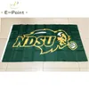 NCAA North Dakota State Bison Polyester Vlag 3ft * 5ft (150 cm * 90cm) Vlag Banner Decoratie Flying Home Garden Outdoor Gifts