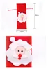 Mode Hot Rode Wijnfles Cover Tassen Kerst Diner Tafel Decoratie Home Party Decors Santa Claus