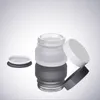 50g Empty Frosted Glass Jar Cosmetic Container Handmade Cream Packaging Luxury Bottles with white lid fast shipping F2017459