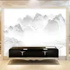 Papier peint personnalisé Grands muraux muraux peinture à encre chinoise Style Paysage Peinture Paysage TV Murs Chambre Salon Salon Etudier Décor