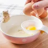 Mini Egg Yolk White Separator Tools med silikonhållare äggdelare XB18