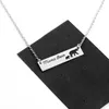 Mama Bear Baby Pendant Necklace Emamel Silver Bar Halsband Kvinnor Barn Moder Dotter Son Fashion Jewely Will och Sandy