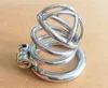 Latest Design Stainless Steel Small Male Chastity device Belt Adult Cock Cage With Curve Cocks Ring Bondage Sex Toys