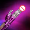 Vibromasseur lapin 36 fonctions avec stimulateur de clitoris et jouet sexuel roulant gspot vibrateur Jelly Jack pour femmes 7194152