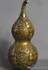 Altes chinesisches Fengshui, reine Bronze, acht Diagramme, verheißungsvolle Kürbis-Kalebasse-Hebezeuge