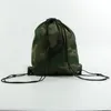 200pcs 10 Color 35*40CM Outdoor Sport Camping Hiking Climbing Cycling Nylon Drawstring Backpack Bags Support Logo Print