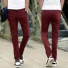 Dobry A ++ Lato Cienka Bawełniana Rozrywka Młodzi Męskie Spodnie Rozciągnij Małe Proste Slim Dzikie Spodnie Tide PM014 Męskie Spodnie